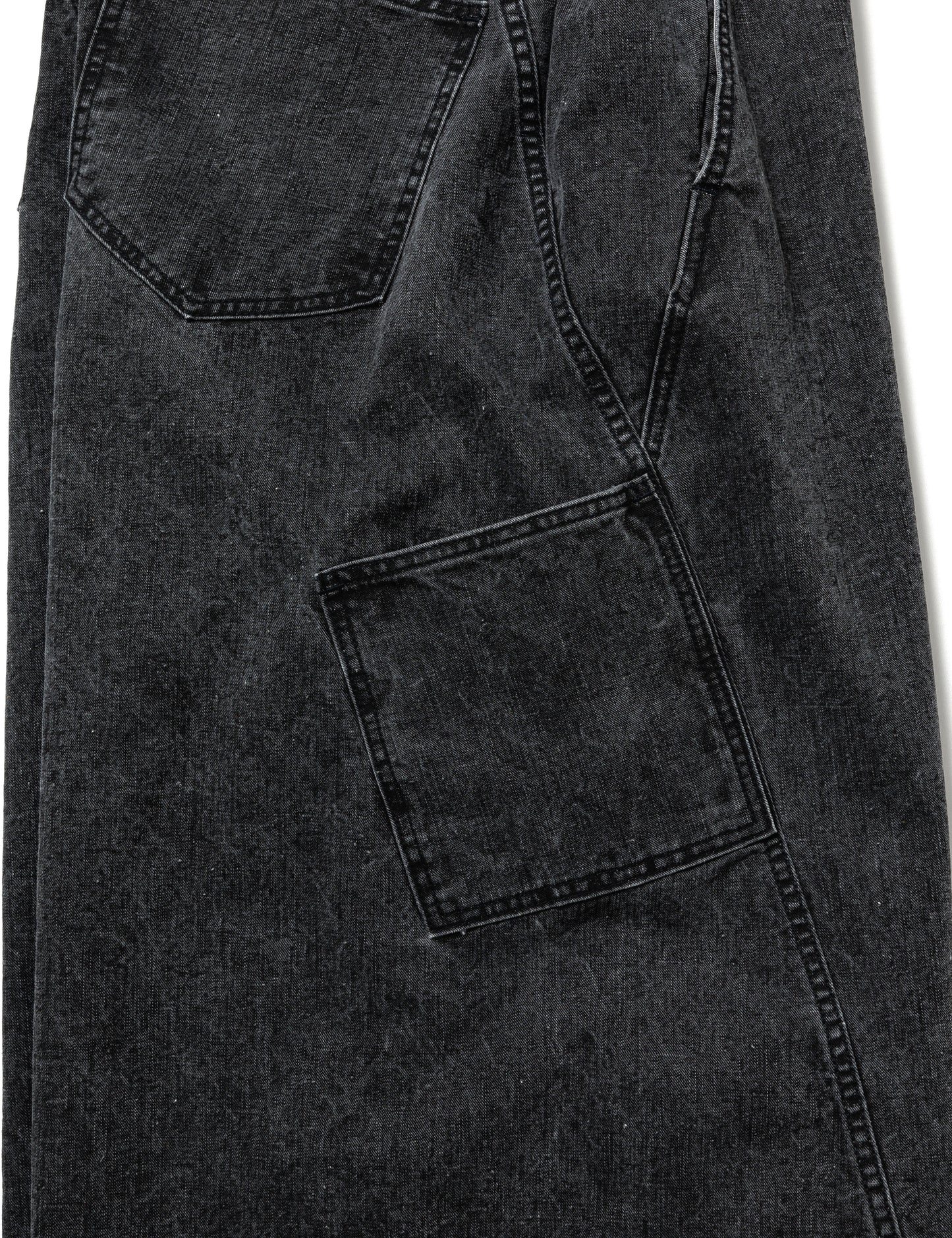 25SS-PA9-010 / SUPER BAGGY PANTS / BLACK