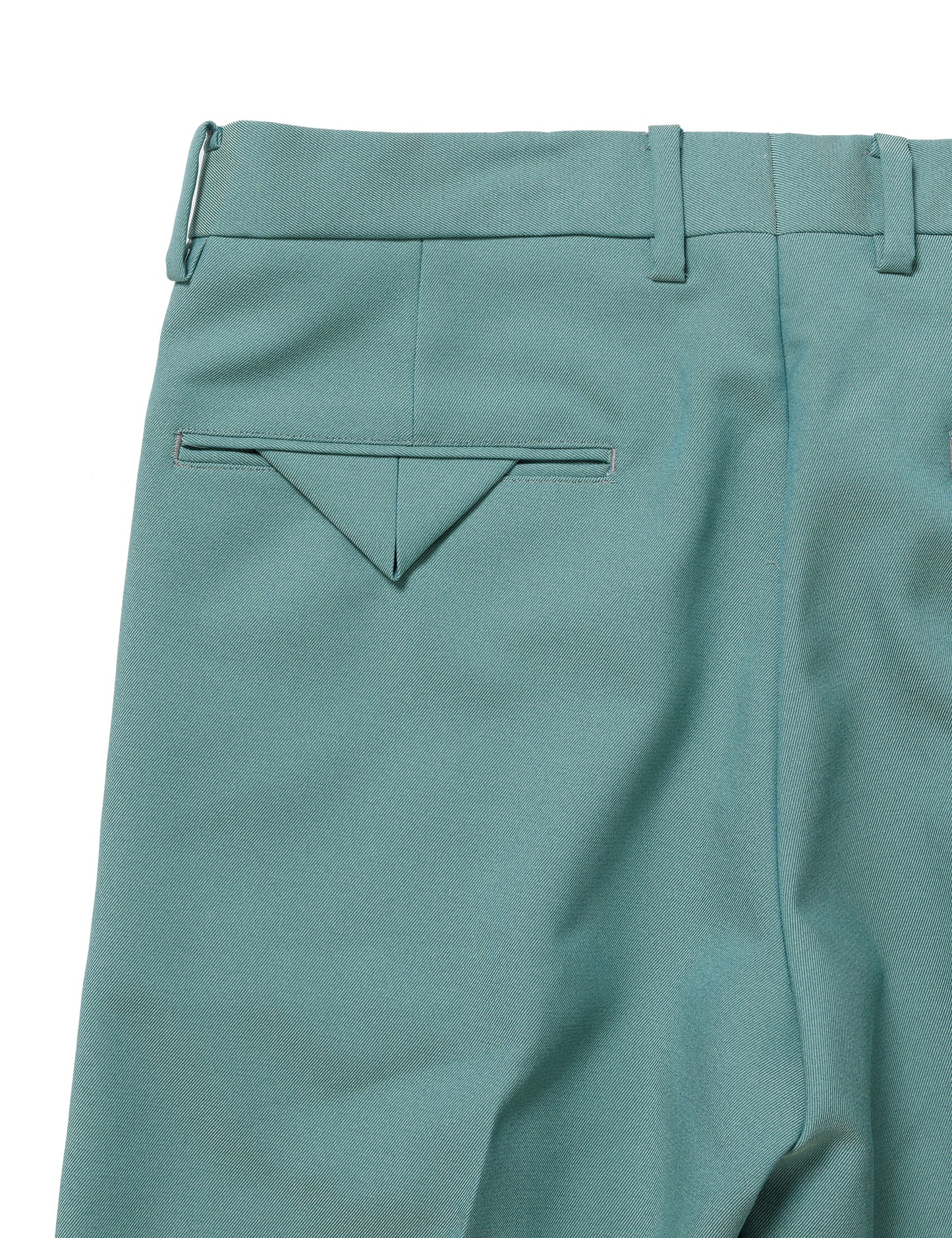 25SS-PA9-012 / SEMI FLARE SILHOUETTE SLACKS / BLACK