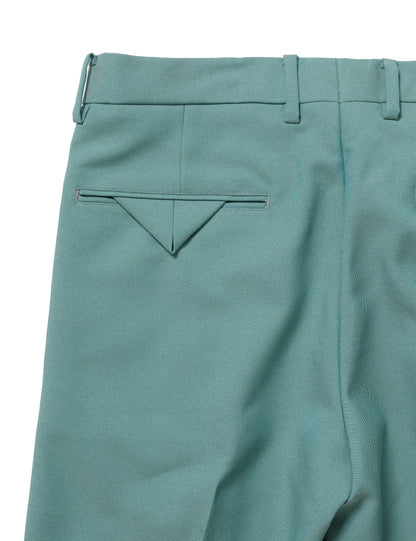 25SS-PA9-012 / SEMI FLARE SILHOUETTE SLACKS / BLACK