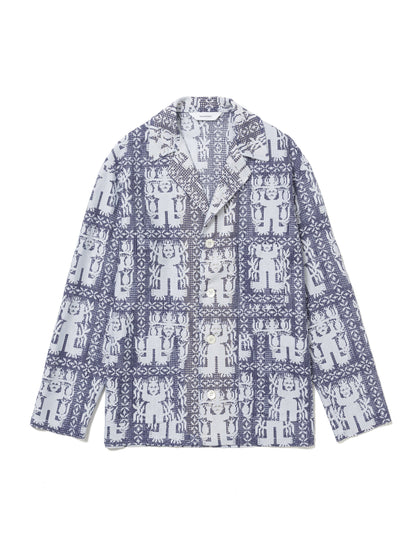 25SS-SY9-004 / LAPEL JACKET “AMULET LACE” / NAVY