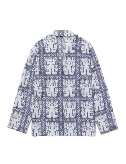 25SS-SY9-004 / LAPEL JACKET “AMULET LACE” / NAVY