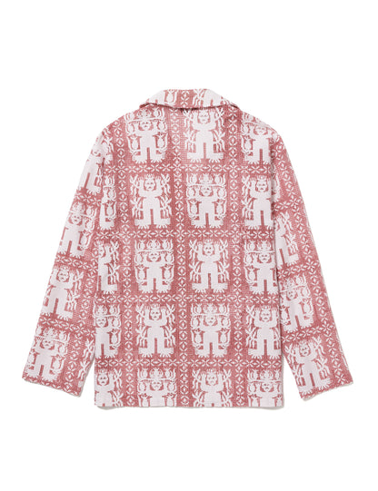 25SS-SY9-004 / LAPEL JACKET “AMULET LACE” / RED