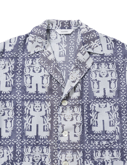 25SS-SY9-004 / LAPEL JACKET “AMULET LACE” / NAVY