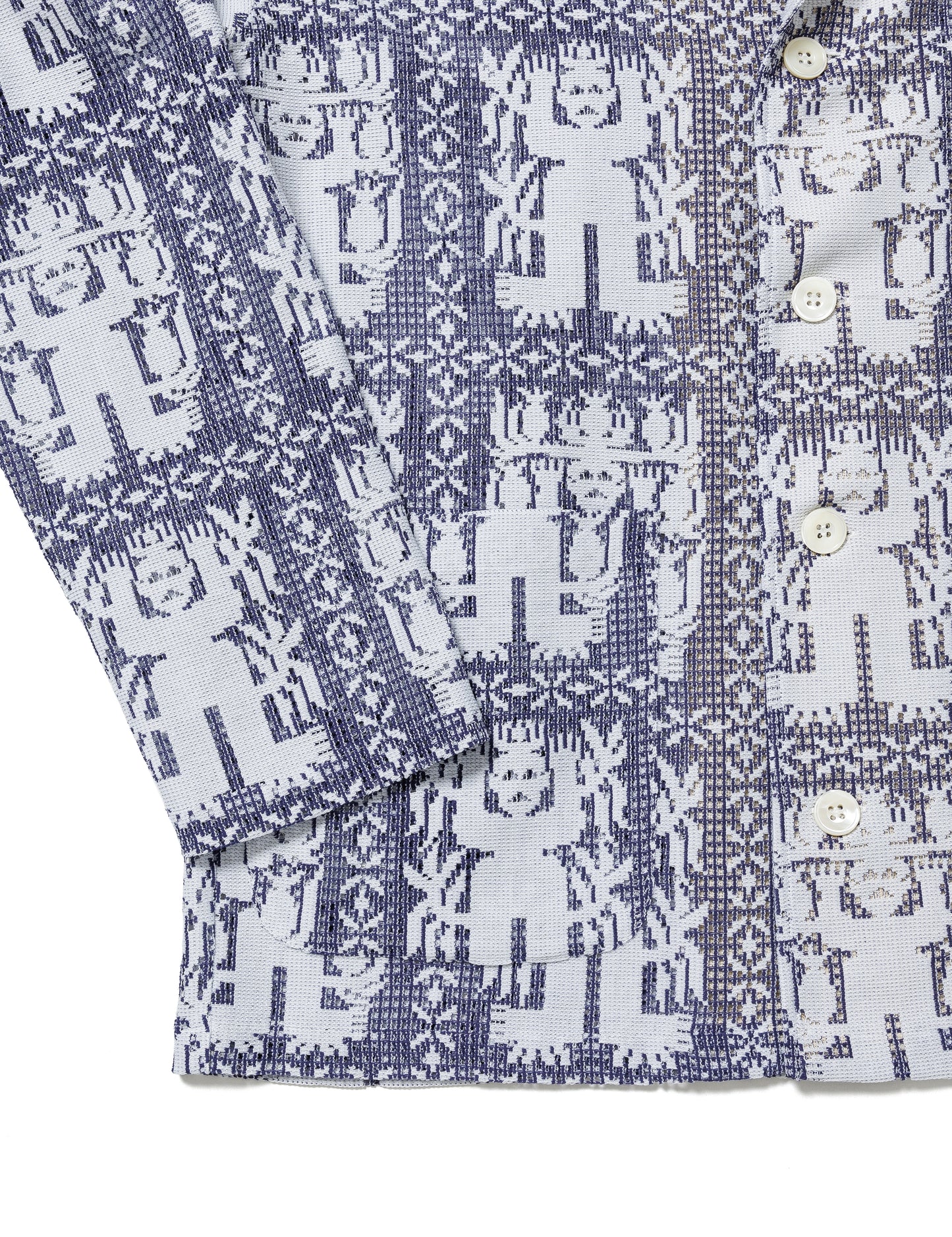 25SS-SY9-004 / LAPEL JACKET “AMULET LACE” / RED