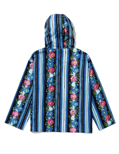 25SS-SY9-006 / MEXIPA “MEXICAN FLOWER STRIPE” / MARINE FLOWER