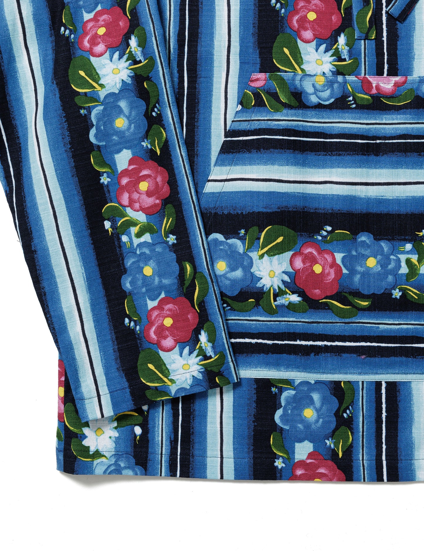 25SS-SY9-006 / MEXIPA “MEXICAN FLOWER STRIPE” / MARINE FLOWER