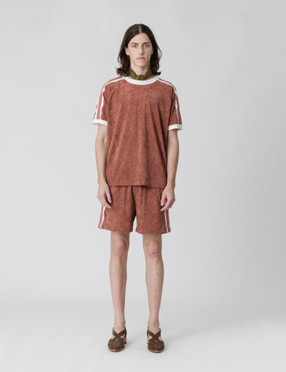 25SS-CST-006 / WARM UP T-SHIRT / BRICK