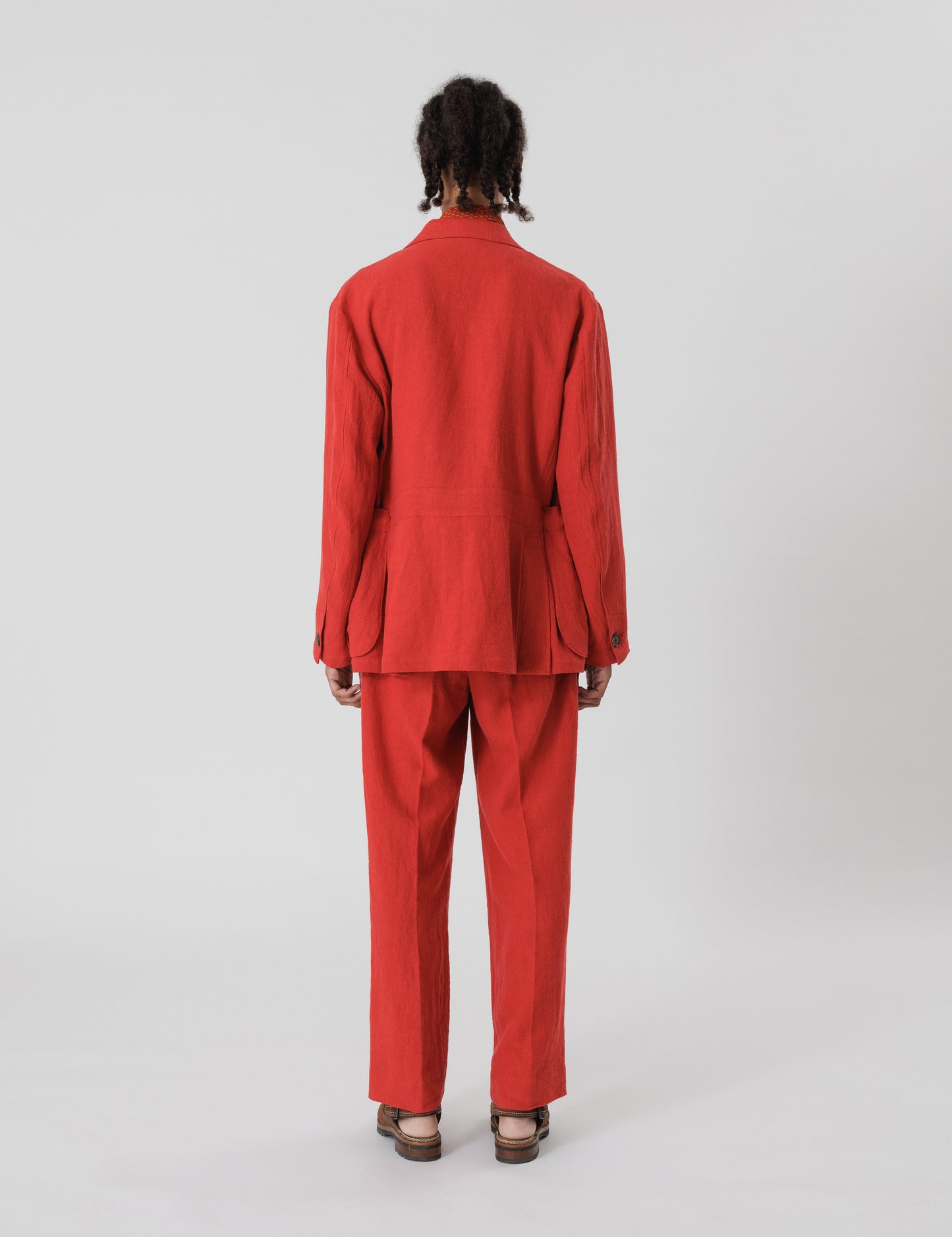 24SS-PA9-002 / DRAWSTRING COIN PK SLACKS / RED