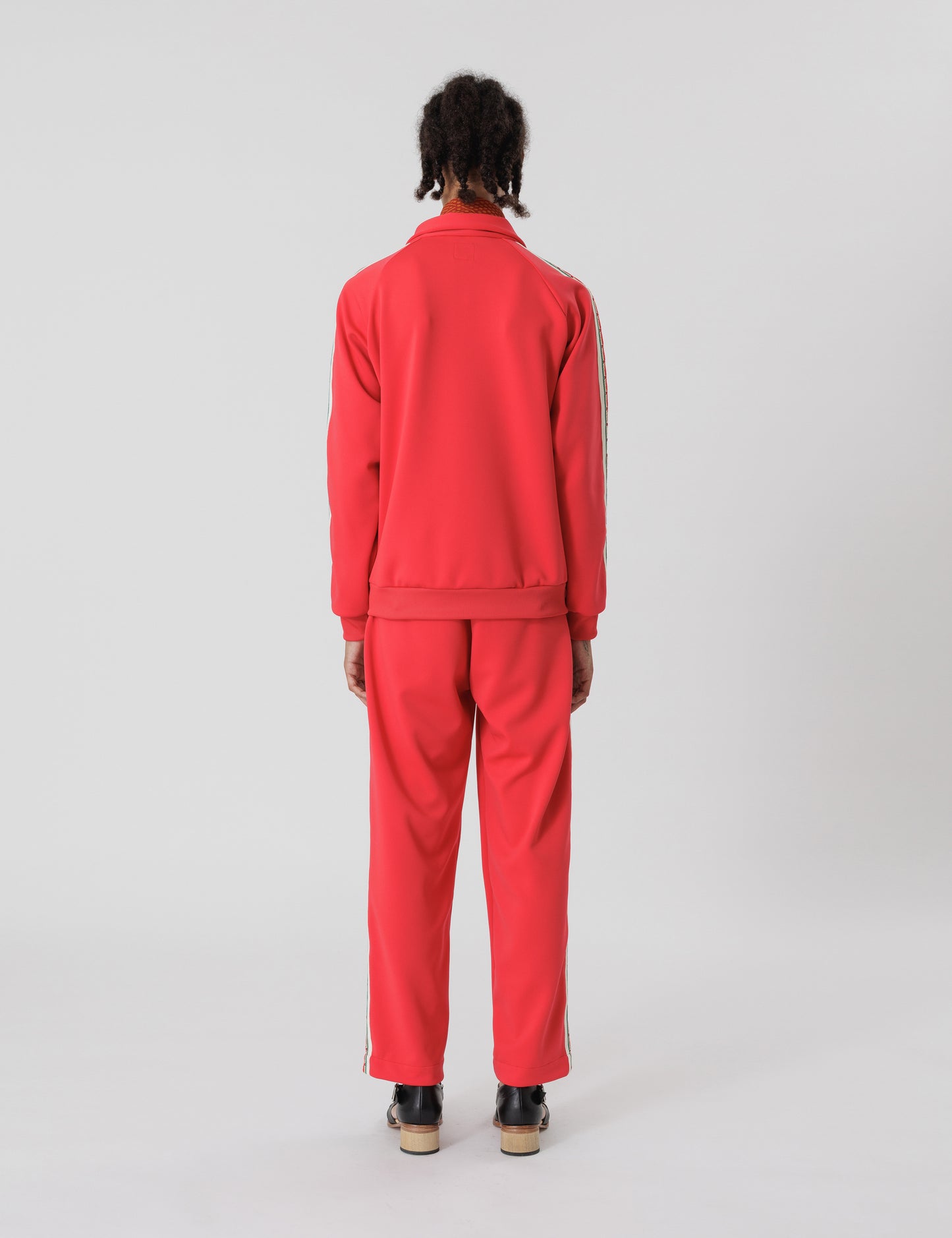 24SS-PA9-012 / LACE TAPE TRACK PANTS / RED