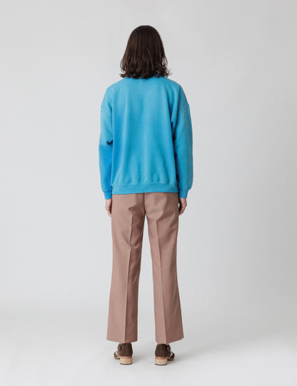 25SS-CSS-007 / SWEATSHIRT “OAXACA PORCUPINE” / SAPPHIRE FADE