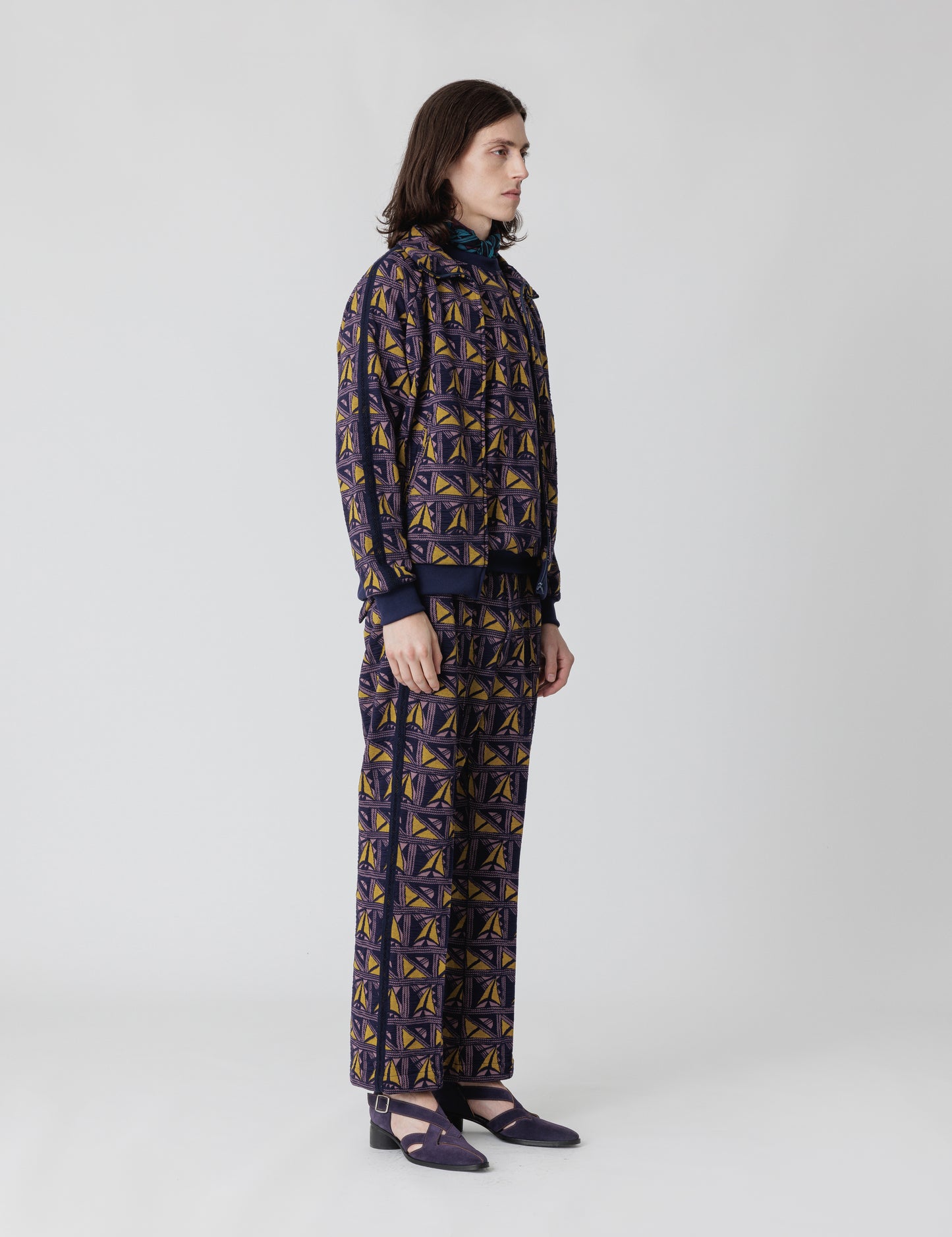 25SS-CSS-002 / TRACK JACKET “PUEBLO” / NAVY