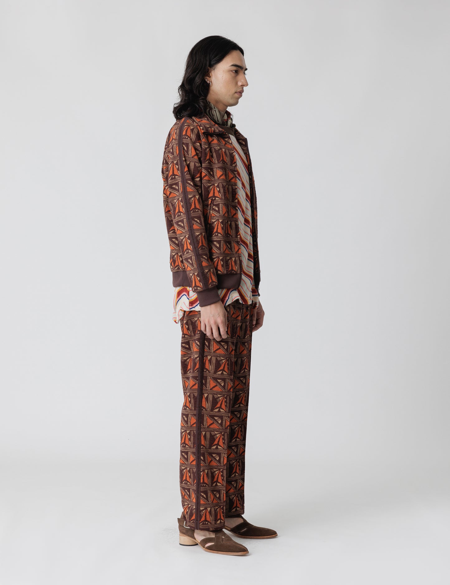 25SS-CSS-002 / TRACK JACKET “PUEBLO” .DARK BROWN