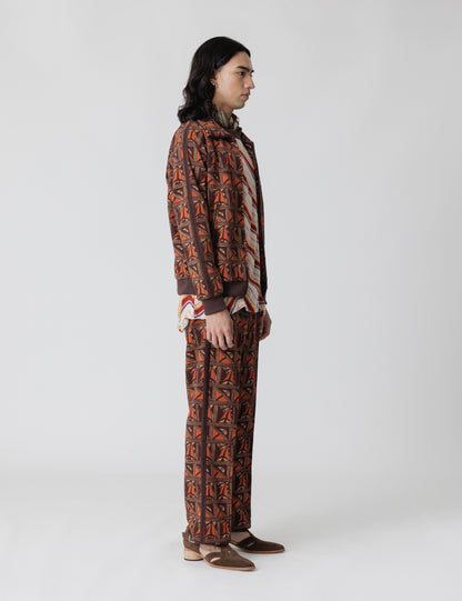 25SS-CSS-002 / TRACK JACKET “PUEBLO” .DARK BROWN