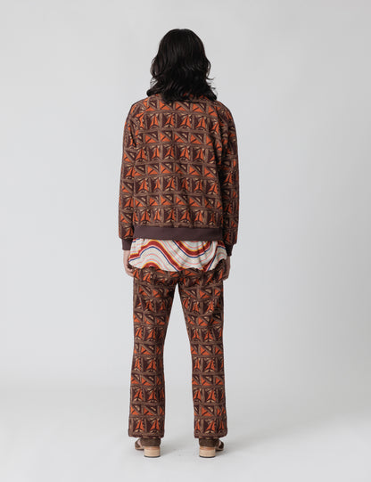 25SS-CSS-002 / TRACK JACKET “PUEBLO” .DARK BROWN