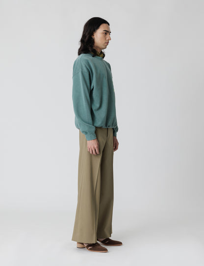 25SS-CSS-004 / OVER DYE SWEATSHIRT"MEXICAN HOUSE" / LIGHT GRAY OVERDYE