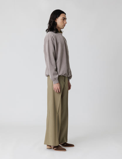 25SS-CSS-005 / SWEATSHIRT "MEXICAN SKULL" / MUSTARD OVERDYE