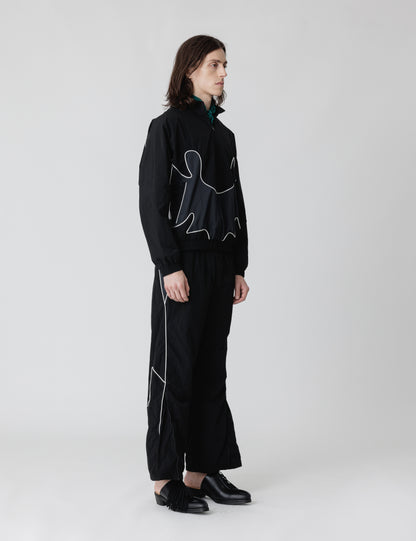 25SS-PA9-005 / NYLON TRACK PANTS “MARIACHI” / BLACK