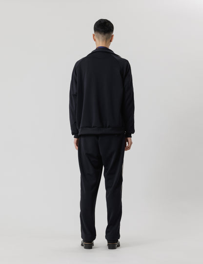 24AW-CSS-001 / LACE TAPE TRACK JACKET / BLACK