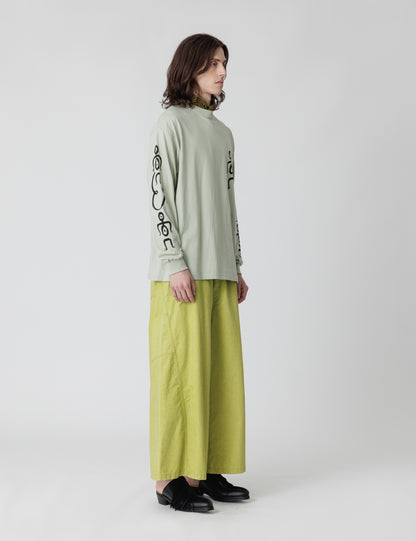 25SS-TS9-002 / L/S T-SHIRT “I & I” / WHITE