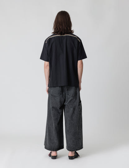 25SS-PA9-010 / SUPER BAGGY PANTS / BLACK