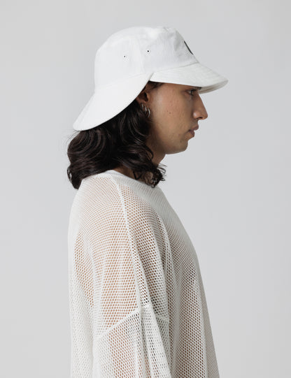 25SS-GOH-005 / DOUBLE BRIM BUCKET HAT / WHITE