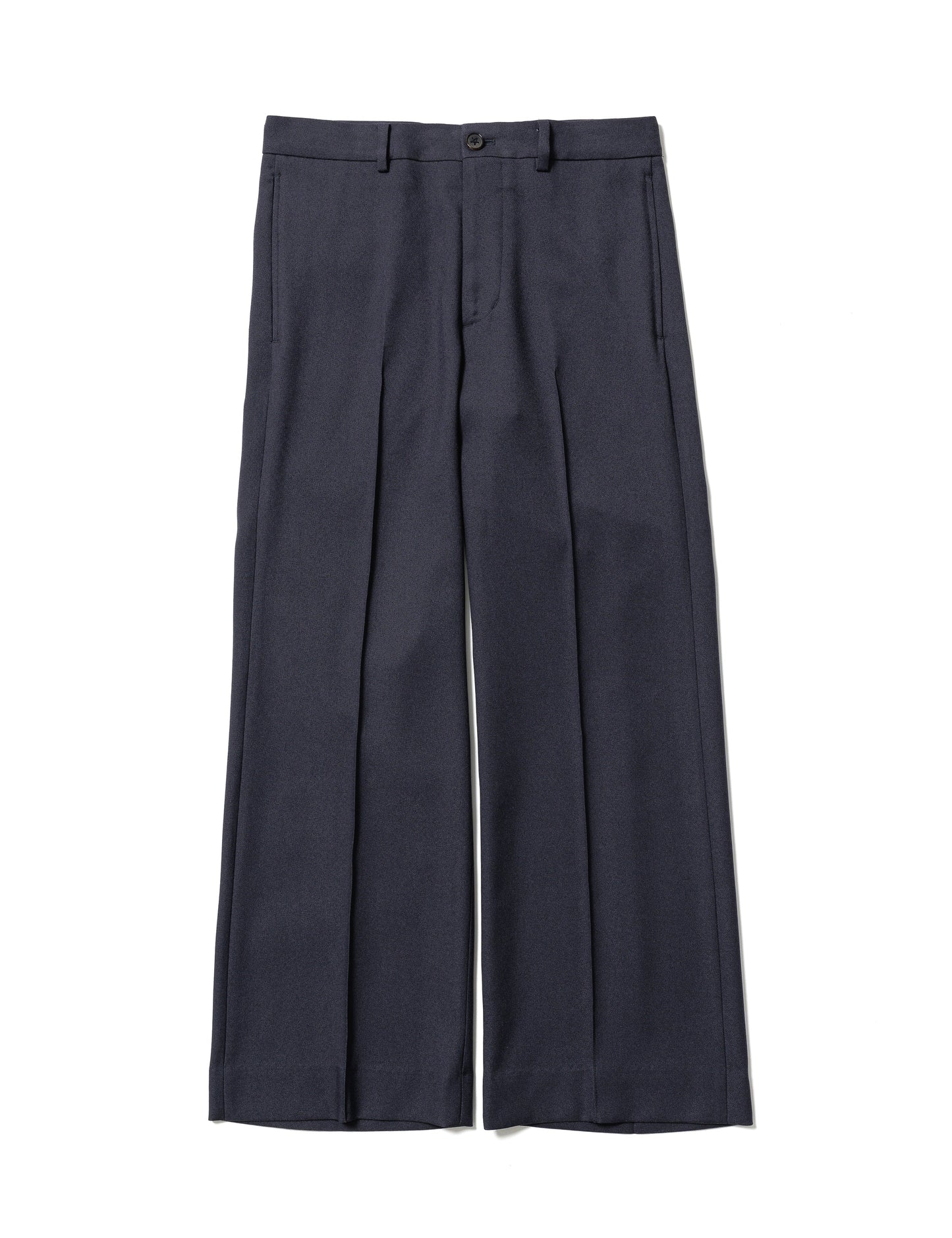 24SS-PA9-007 / SEMI FLARE SILHOUETTE SLACKS / NAVY